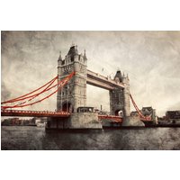 queence Leinwandbild "Tower Bridge" von Queence