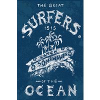 queence Metallbild "Great Surfers", (1 St.) von Queence