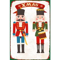 queence Metallbild "X-Mas Nutcracker", (1 St.) von Queence