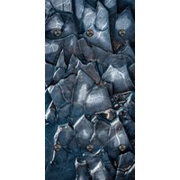 queence Wandgarderobe "Edelstein Spa Magie" 1 Stk. tlg. Wandpaneel aus Acrylglas inkl. 6 Edelstahlhaken in schwarz matt von Queence