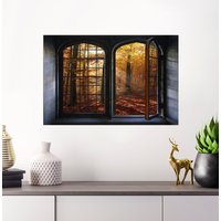 queence Wandsticker "Herbsttag" Wandsticker, Wandbild, selbstklebend, 3D, Fenster queence Wandsticker "Herbsttag" Wandsticker, Wandbild, selbstklebend, 3D, Fenster von Queence