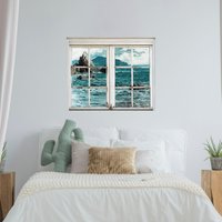 queence Wandsticker "Küste" Wandsticker, Wandbild, selbstklebend, 3D, Fenster queence Wandsticker "Küste" Wandsticker, Wandbild, selbstklebend, 3D, Fenster von Queence