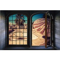 queence Wandsticker "LA", Wandsticker, Wandbild, selbstklebend, 3D, Fenster queence Wandsticker "LA", Wandsticker, Wandbild, selbstklebend, 3D, Fenster von Queence