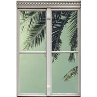 queence Wandsticker "Palmenblätter", Wandsticker, Wandbild, selbstklebend, 3D, Fenster queence Wandsticker "Palmenblätter", Wandsticker, Wandbild, selbstklebend, 3D, Fenster von Queence
