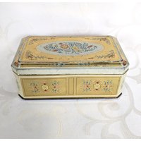 Blechdose Rekord Kaffee Hamburg Metalldose Kaffeedose Blütenmotiv Blumen Goldfarben Blechdose Rekord Kaffee Hamburg Metalldose Kaffeedose Blütenmotiv Blumen Goldfarben von QueenofGarbage2