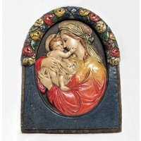 Gipsrelief Um 1900 Maria Mit Jesus Gipsbild Heiligenbild Devotionalie Gipsrelief Um 1900 Maria Mit Jesus Gipsbild Heiligenbild Devotionalie von QueenofGarbage2