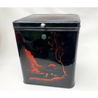 Große Metalldose Meßmer Tee Cabinetdose Schwarze Kinschito von QueenofGarbage2