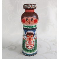 Kerzenständer Holzpuppe Folklore Osteuropa Kerzenhalter Kerzenständer Holzpuppe Folklore Osteuropa Kerzenhalter von QueenofGarbage2