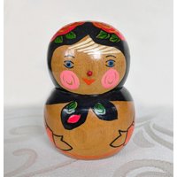 Kleine Matroschka Deckeldose Ussrr Schmuckdose Schmuckschatulle Matroschkapuppe von QueenofGarbage2