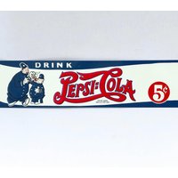 Retro Blechschild Blechdruckschild Pepsi Partykeller Bar von QueenofGarbage2