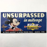 Retro Blechschild Blechdruckschild Unsurpassed Werbeschild Fuels von QueenofGarbage2