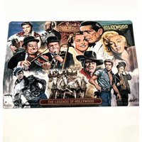 Retro Blechschild The Legends Of Hollywood Metallschild von QueenofGarbage2
