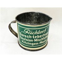 Vintage Messbecher Antiker Richters Dorsch Lebertran von QueenofGarbage2