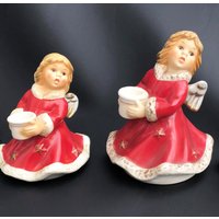 Weihnachtsengel Kerzenständer Goebel Engel Kerzenhalter Weihnachten Weihnachtsengel Kerzenständer Goebel Engel Kerzenhalter Weihnachten von QueenofGarbage2