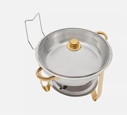 5 Qt Chafing Dish Buffet Set, Stainless Steel Round Chafers and Buffet Warmers Sets, Round Chafing Dish Buffet Set 5 Qt Chafing Dish Buffet Set, Stainless Steel Round Chafers and Buffet Warmers Sets, Round Chafing Dish Buffet Set von Queeucaer