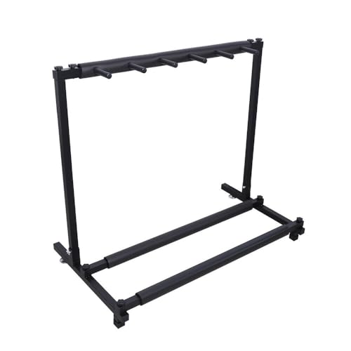5-fach Gitarrenständer Rockstand Universal Mehrfachständer - Mehrfach Gitarrenhalter für Klassik Gitarre, Akustik E-Gitarre E-Bass Gitarrenstativ klappbar mit Rollen Saiteninstrumente Multi Stativ NEU 5-fach Gitarrenständer Rockstand Universal Mehrfachständer - Mehrfach Gitarrenhalter für Klassik Gitarre, Akustik E-Gitarre E-Bass Gitarrenstativ klappbar mit Rollen Saiteninstrumente Multi Stativ NEU von Queeucaer