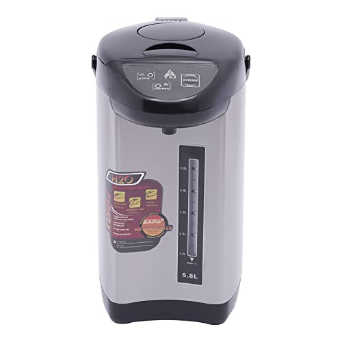 5.8L Schwarzer Wassererhitzer für Camping Dusche/RV Reise/Waschen Pferd,für Ihre Bequemlichkeit,Schwarz, 220-240V,750w von Queeucaer