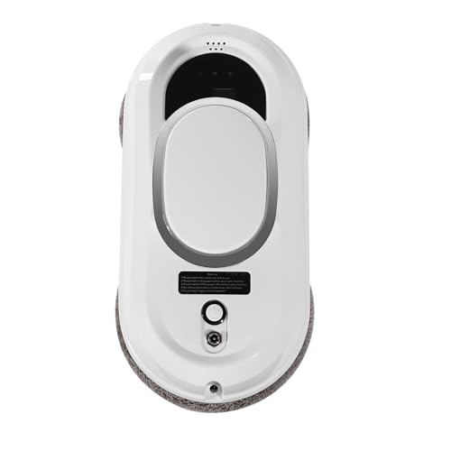 Fensterreinigungsroboter elektrischer Fensterreinigungsroboter mit automatischer,10 Reinigungspads und Ultradünner Korpus,Oberer Handgriff,zum Reinigen von gerahmtem Glas in Wohnungen, Büros, Klassenz von Queeucaer