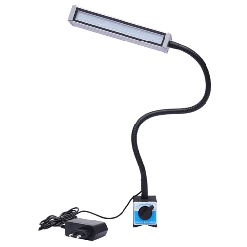 LED Arbeitsleuchte CNC Maschinenlampe Magnetische Schwanenhals Arbeitslampe 10W Maschinenlampe mit Magnetfuß Magnetische LED Drehmaschine Lampe von Queeucaer