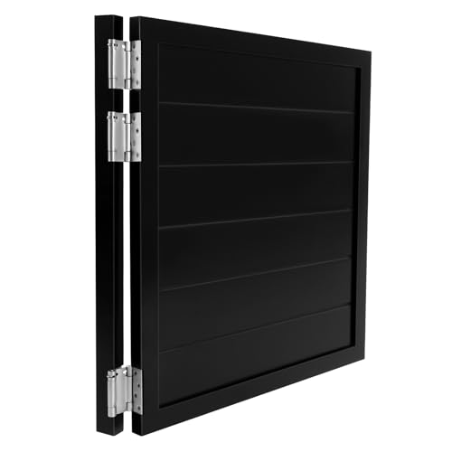Massivholz Schwingtür Veranda Eingang Für 90x90cm schwarz Dicke 3.5cm für Cafés, Einkaufszentren, Restaurants, Bars, Bibliotheken, Kassen, Empfangsräume, Clubs, Wohnzimmer, Balkone, Terrassen von Queeucaer