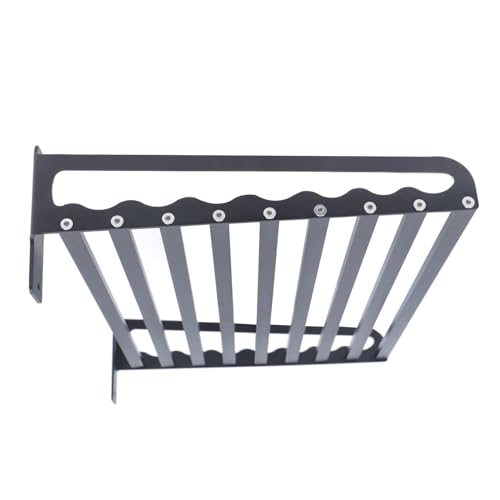 Queeucaer Aluminum Mikrowelle Halterung Wandregal Halter Rack Microwellen Küchen Schwarz Microwelle Regal Mikrowellen Mikrowellenhalter Ablage Edelstahl Wand Mikrowellenständer50*39.5cm von Queeucaer