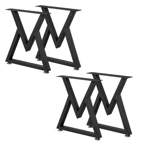 Queiting 4 Stück Metall Tischbeine 30x40cm Tischbeine Metall Schwarz Tischrahmen Bankrahmen Tischbeine im Industrial-Look Stahl Tischrahmen Wird für Bank Couchtisch Bei DIY Esstisch (4 Stück V-Typ) Queiting 4 Stück Metall Tischbeine 30x40cm Tischbeine Metall Schwarz Tischrahmen Bankrahmen Tischbeine im Industrial-Look Stahl Tischrahmen Wird für Bank Couchtisch Bei DIY Esstisch (4 Stück V-Typ) von Queiting