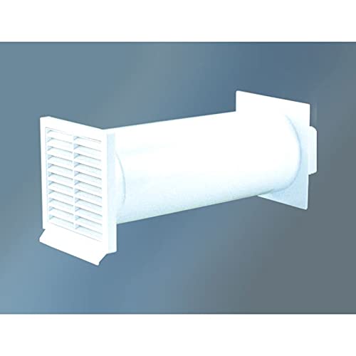 Quellmalz ABLUFT-TECHNIK Ab-und Zuluft-Mauerkasten Flachanschluss, mit Rückstauklappe für Abluft, Mauerdurchbruch 200 x 130 mm, Länge von 350 bis 500 mm, Mauerkasten Weiß, Außengitter in der Farbe weiß-passend zu ø 125 Quellmalz ABLUFT-TECHNIK Ab-und Zuluft-Mauerkasten Flachanschluss, mit Rückstauklappe für Abluft, Mauerdurchbruch 200 x 130 mm, Länge von 350 bis 500 mm, Mauerkasten Weiß, Außengitter in der Farbe weiß-passend zu ø 125 von Quellmalz