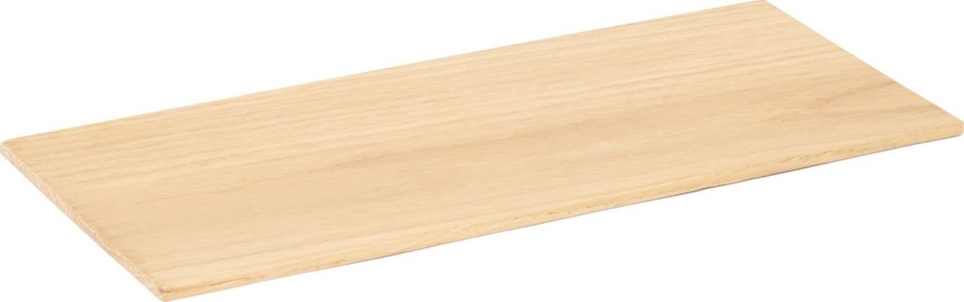 Kesseböhmer Küchenrückwand Kesseböhmer Linero MosaiQ Relingsystem Deko Einleger 235 mm Holz Eiche von Kesseböhmer