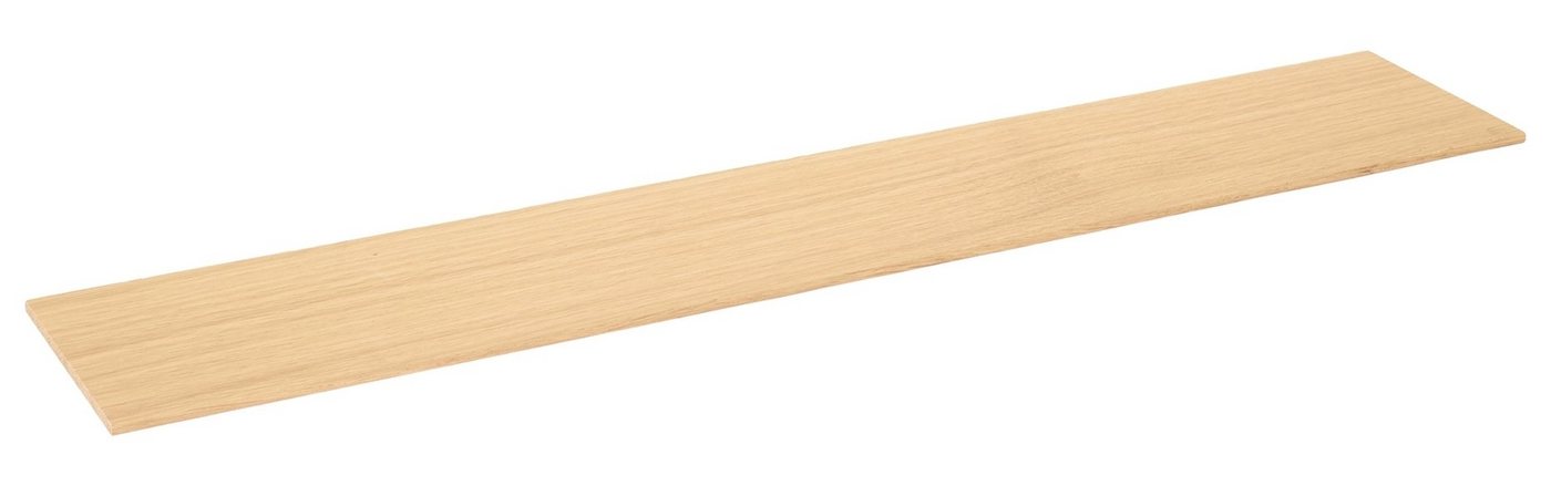 Kesseböhmer Küchenrückwand Kesseböhmer Linero MosaiQ Relingsystem Deko Einleger 585 mm Holz Eiche von Kesseböhmer