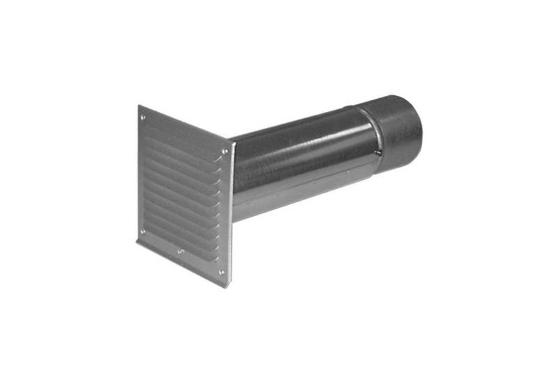 Quellmalz Mauerkasten Mauerkasten 1234415 rund 150 mit Rückstauklappe Anschluß rund verzinkt von Quellmalz