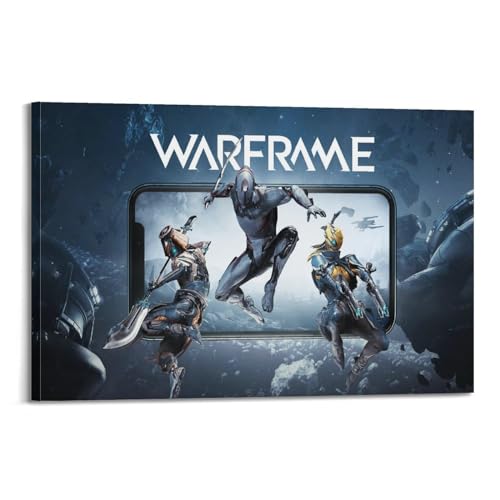 Quem Game Warframe Poster, dekoratives Gemälde, Leinwand, Wandposter und Kunstdruck, moderne Familienschlafzimmer-Dekoration, Poster, 60 x 90 cm von Quem