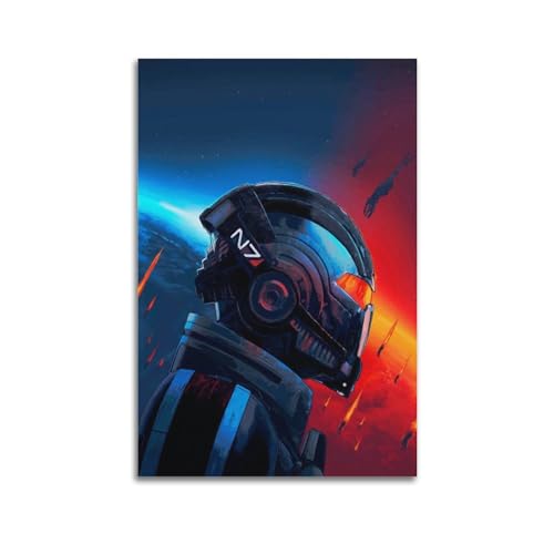 Quem Mass Effect Serie Spielposter Dekorative Malerei Leinwand Wandposter und Kunstdruck Moderne Familie Schlafzimmer Dekor Poster 40 x 60 cm Quem Mass Effect Serie Spielposter Dekorative Malerei Leinwand Wandposter und Kunstdruck Moderne Familie Schlafzimmer Dekor Poster 40 x 60 cm von Quem