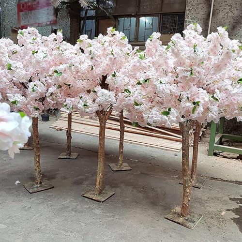 Quepiem 1,8 x 1,5 m japanische rosa Fuji-Kirschblütenbäume, orientalische künstliche Kirschblüten, handgefertigte Blüten für Höfe und Gartendekoration(1.8x1.5m) von Quepiem