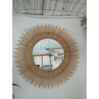 Spiegel Mit Holzstäben von Querbeetofficial