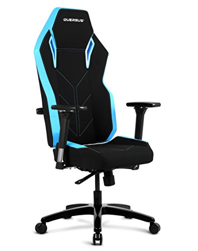 Quersus Vaos 501 Gaming-Stuhl, Stoff, Blau/Schwarz, M - XL von Quersus