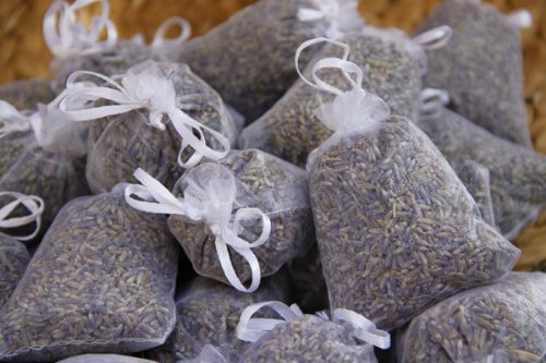 Quertee 10x Lavendelsäckchen in Weiß mit französischen Lavendel - Insgesamt 100g Lavendelblüten Quertee 10x Lavendelsäckchen in Weiß mit französischen Lavendel - Insgesamt 100g Lavendelblüten von Quertee