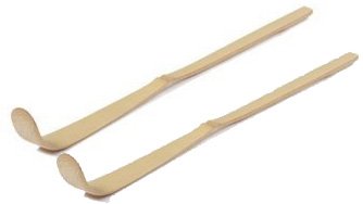 2 x Matcha Bambuslöffel - Matcha Löffel für die Matchazubereitung von Quertee