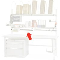 Querträger für DAHMEN Packtische Classic und Multiplex, BxT 1.855 x 40 mm, lichtgrau von DAHMEN