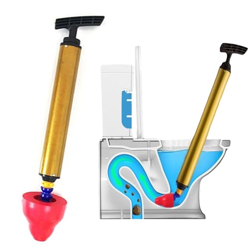 Hochdruck Abflussreiniger Pumpe, Abflussreiniger Pumpe, Pömpel Abfluss Toilette, Löst Schnell Abflussverstopfung, für Waschbecken, Toiletten, Badezimmer, Dusche, Küche Hochdruck Abflussreiniger Pumpe, Abflussreiniger Pumpe, Pömpel Abfluss Toilette, Löst Schnell Abflussverstopfung, für Waschbecken, Toiletten, Badezimmer, Dusche, Küche von Quesardens