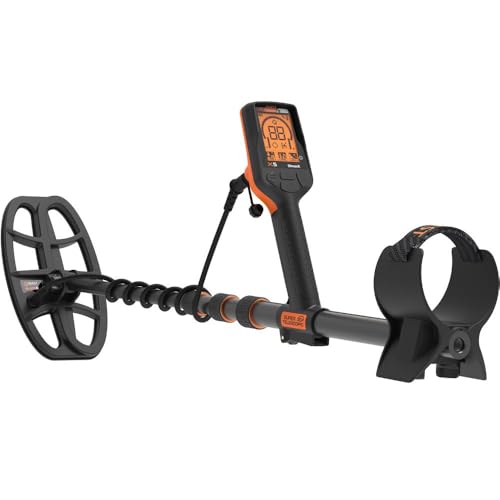 Quest X5 IDmaxX Metalldetektor mit Blade9 TurboD wasserdichter Suchspule, Extra leicht, eingebauter USB-C Akku, Hintergrundbeleuchtung von Quest Metal Detectors