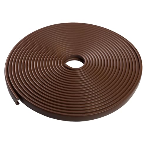 Quest Hochwertiger PVC-Handlauf für Treppen und Geländer 40x8mm – Braun, 5m von Quest