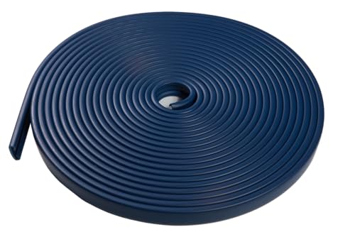 Quest Hochwertiger PVC-Handlauf für Treppen und Geländer 40x8mm – Dunkelblau, 5m von Quest