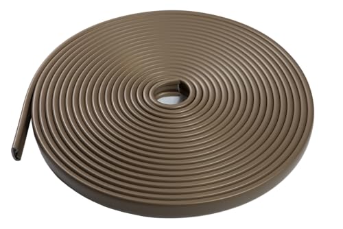 Quest Hochwertiger PVC-Handlauf für Treppen und Geländer 40x8mm – Messing, 10m von Quest