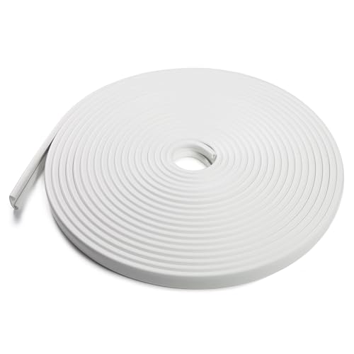 Quest Hochwertiger PVC-Handlauf für Treppen und Geländer 40x8mm – Weiß, 5m von Quest
