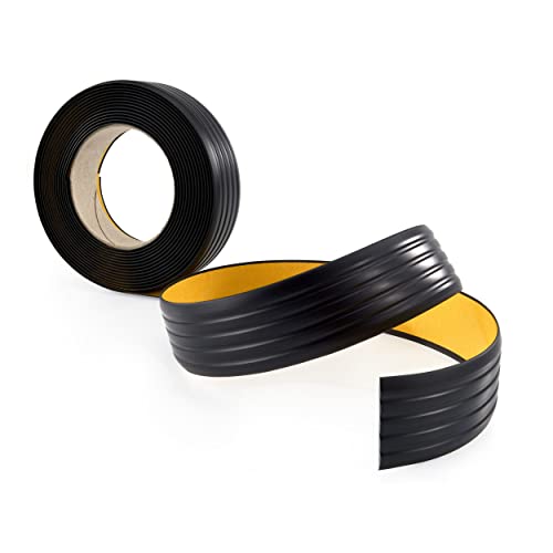 Quest Anti-Rutsch Streifen selbstklebend PVC – 5 m x 35 mm – Rutschschutz für Treppen, Leitern, Badezimmer & Glatte Oberflächen – Schwarz von Quest