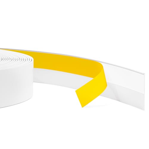 Quest Flachleiste, Abdeckleiste, Fensterleiste Selbstklebend - Breite 30 mm - PVC Profilleiste, Zierleiste, Abschlussleiste für Fenster, Flexibel, Flach - 25 Meter - Weiß Quest Flachleiste, Abdeckleiste, Fensterleiste Selbstklebend - Breite 30 mm - PVC Profilleiste, Zierleiste, Abschlussleiste für Fenster, Flexibel, Flach - 25 Meter - Weiß von Quest