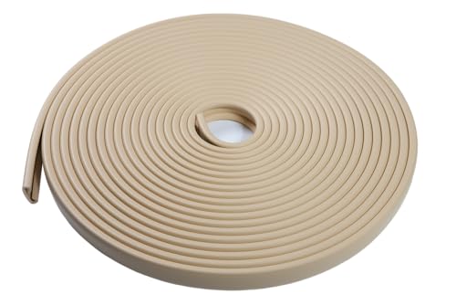 Quest Hochwertiger PVC-Handlauf für Treppen und Geländer 40x8mm – Creme, 5m von Quest