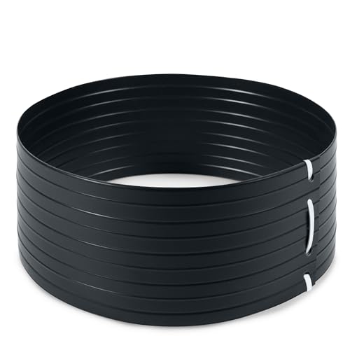 Quest PVC Bewässerungsring Pflanzring, Bewässerungssystem für Pflanzen und Bäume (Anthrazit, 30 cm - 5,40 L) von Quest