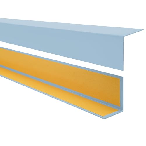 Quest PVC Winkelprofil Kunststoff Selbstklebend Kantenschutz Eckenschutz Eckleiste Winkelleiste, 15x15mm, 150cm, hellblau Quest PVC Winkelprofil Kunststoff Selbstklebend Kantenschutz Eckenschutz Eckleiste Winkelleiste, 15x15mm, 150cm, hellblau von Quest