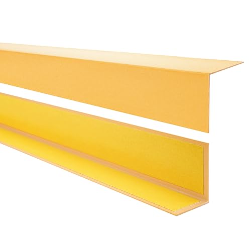 Quest PVC Winkelprofil Kunststoff Selbstklebend Kantenschutz Eckenschutz Eckleiste Winkelleiste, 35x18mm, 100cm, gold Quest PVC Winkelprofil Kunststoff Selbstklebend Kantenschutz Eckenschutz Eckleiste Winkelleiste, 35x18mm, 100cm, gold von Quest